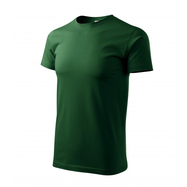 Basic tricou pentru bărbaţi verde sticlă