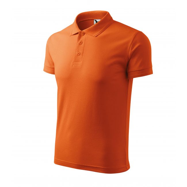 Pique Polo tricou polo pentru bărbaţi portocaliu