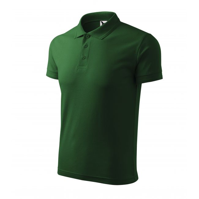 Pique Polo tricou polo pentru bărbaţi verde sticlă