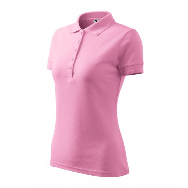 Pique Polo tricou polo pentru damă roz