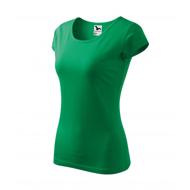 Pure tricou pentru damă verde mediu