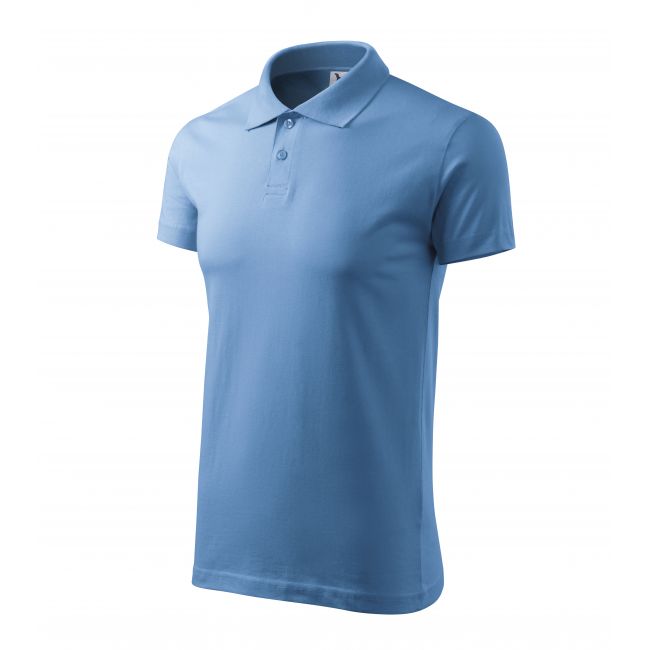 Single J. tricou polo pentru bărbaţi albastru deschis
