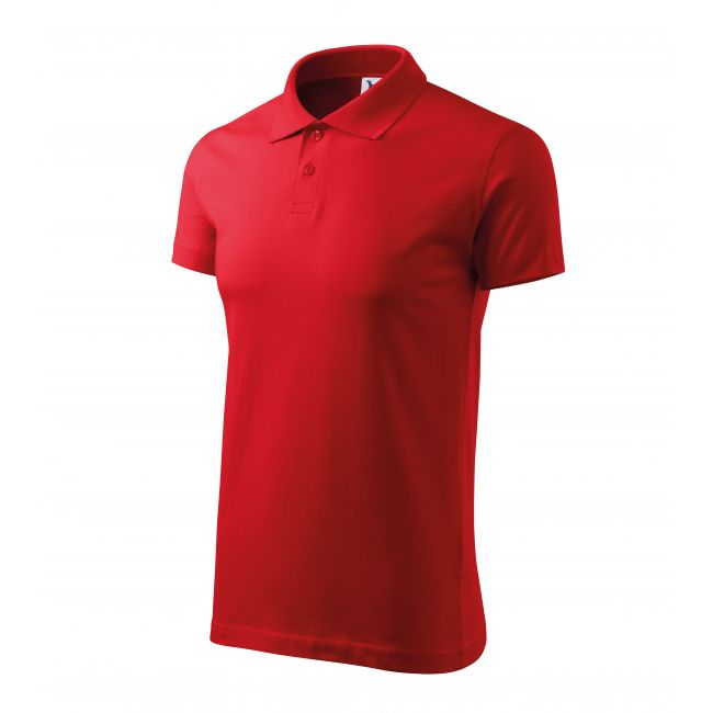 Single J. tricou polo pentru bărbaţi roşu