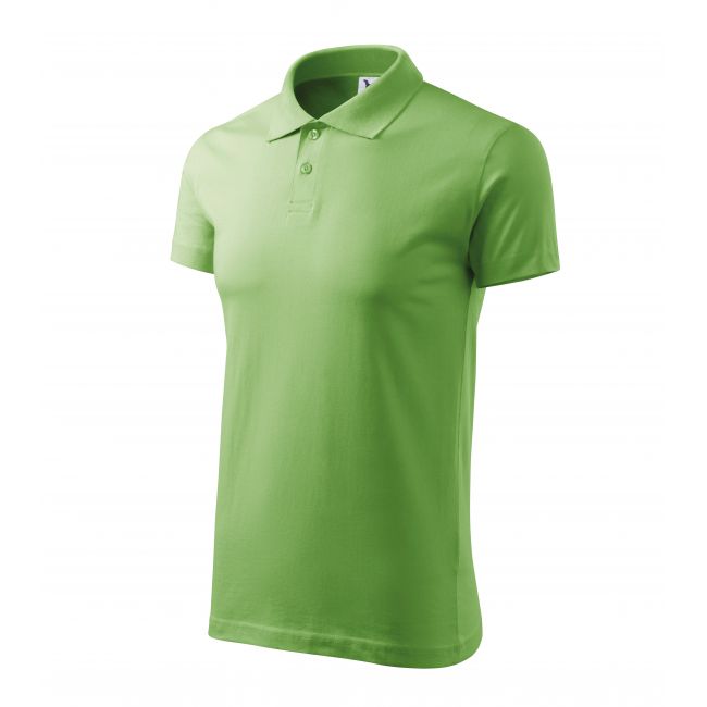 Single J. tricou polo pentru bărbaţi verde iarbă