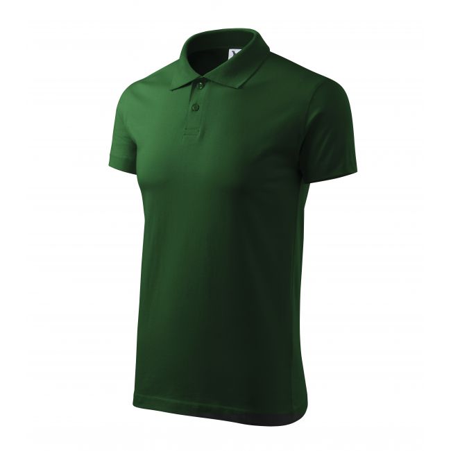 Single J. tricou polo pentru bărbaţi verde sticlă