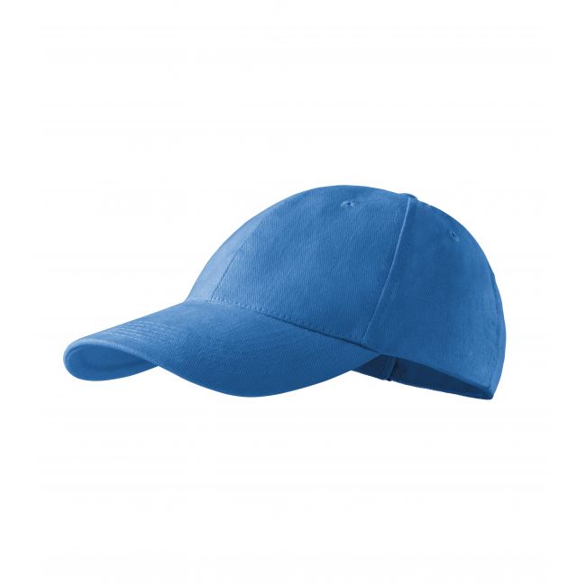 6P şapcă unisex albastru azuriu