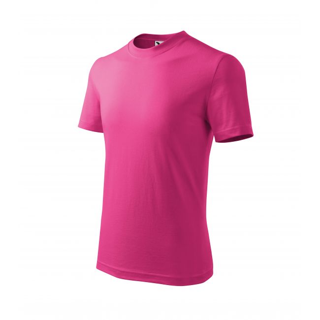 Basic tricou pentru copii roz zmeura 110 cm/4