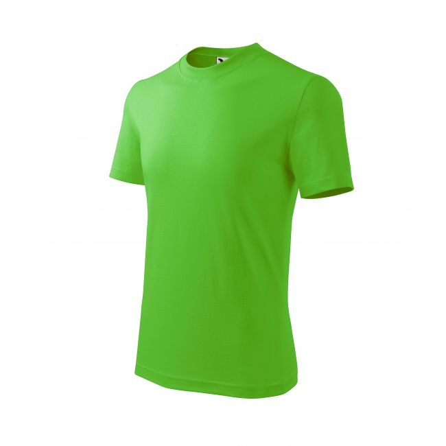 Basic tricou pentru copii verde măr 158 cm/12