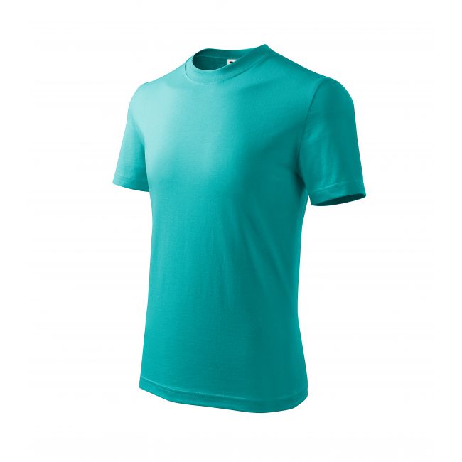 Basic tricou pentru copii verde smarald 158 cm/12
