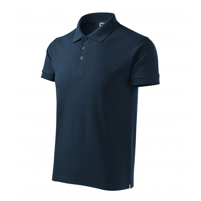 Cotton Heavy tricou polo pentru bărbaţi albastru marin