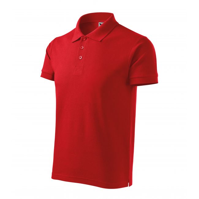 Cotton Heavy tricou polo pentru bărbaţi roşu