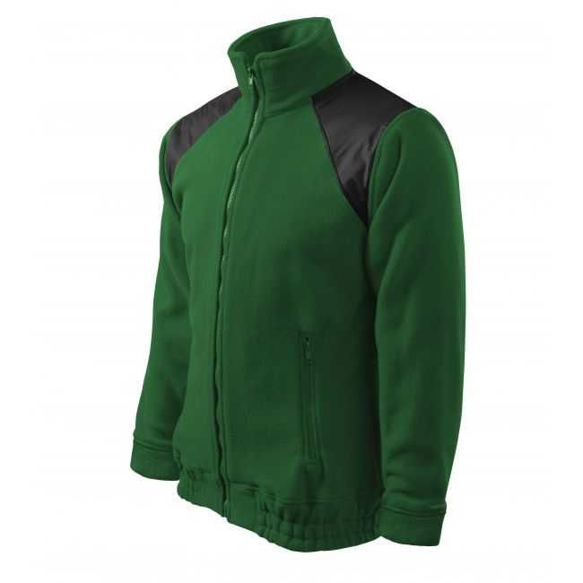 Jacket Hi-Q jachetă fleece unisex verde sticlă
