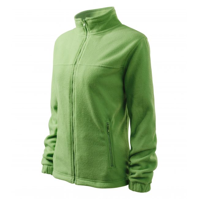 Jacket jachetă fleece pentru damă verde iarbă