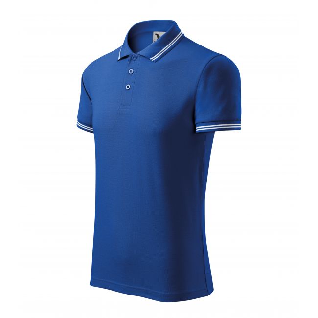 Urban tricou polo pentru bărbaţi albastru regal