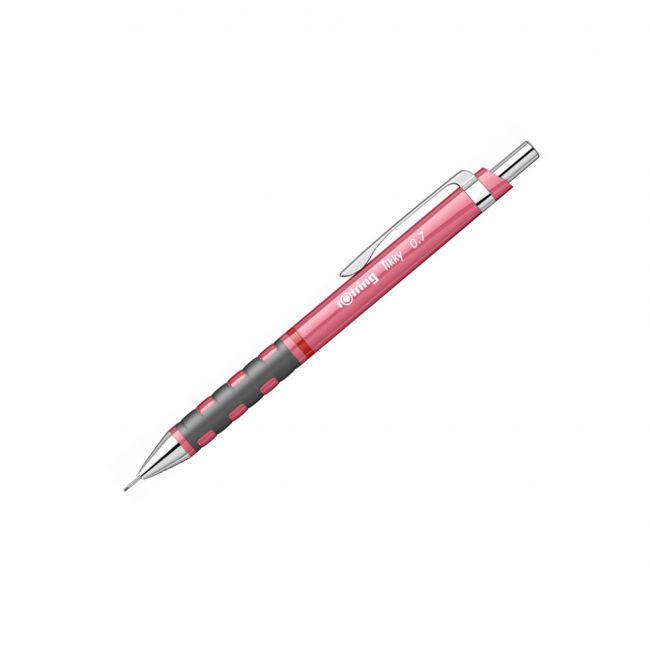 Creion mecanic 0.7mm tikky 3 roz sidefat rotring