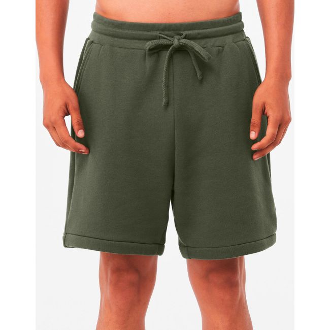 Unisex sponge fleece sweatshort military green marimea s