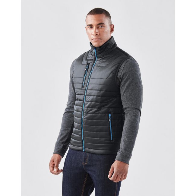 Gravity thermal bodywarmer  black/marine blue marimea l