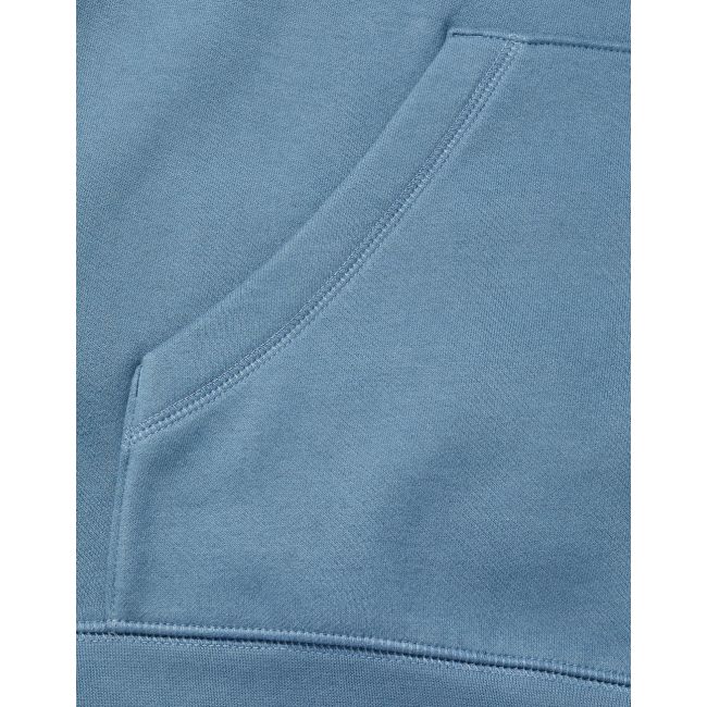 Signature tagless hooded sweatshirt unisex steel blue marimea 2xl