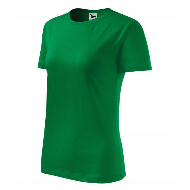 Classic New tricou pentru damă verde mediu