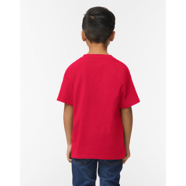 Softstyle midweight youth t-shirt red marimea l