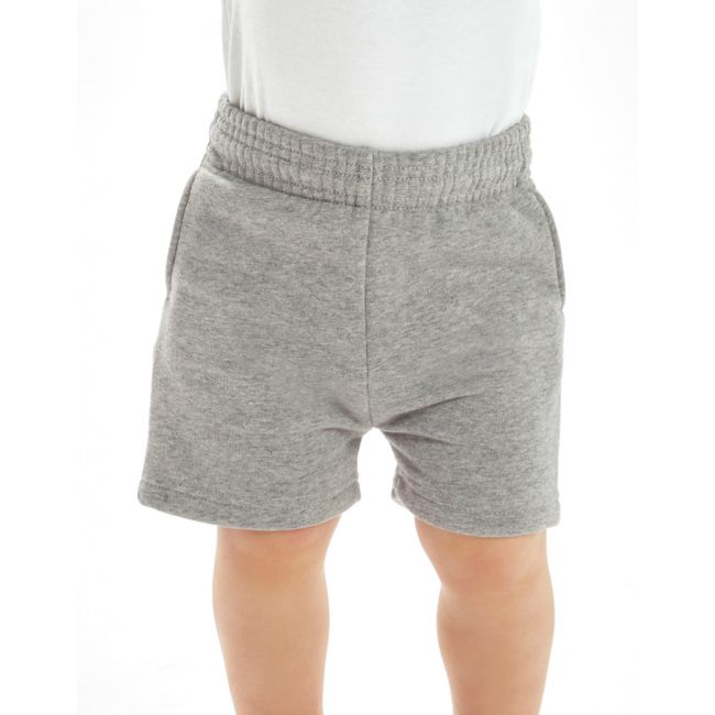 Baby essential shorts  heather grey melange marimea 12-18