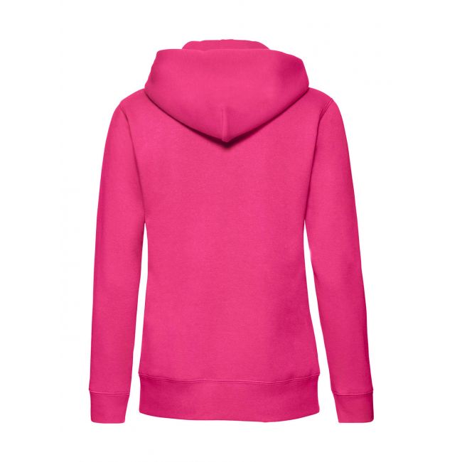 Premium hooded sweat jacket lady-fit fuchsia marimea m (12)