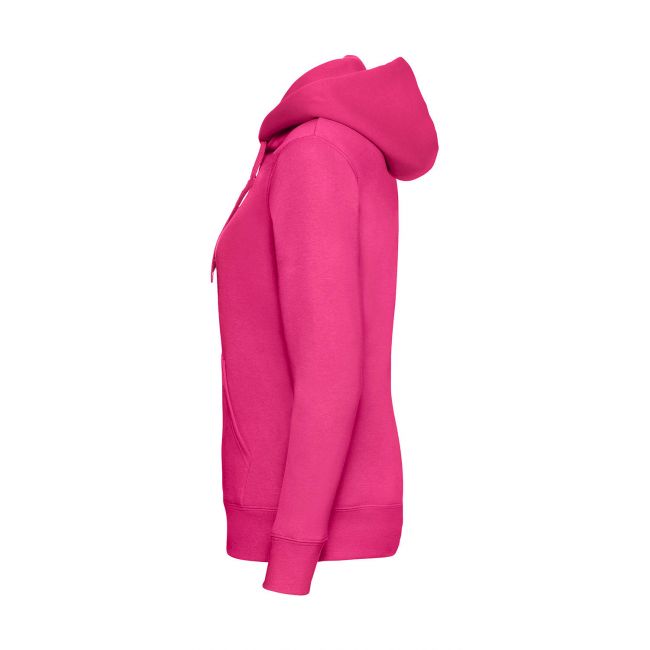 Premium hooded sweat jacket lady-fit fuchsia marimea m (12)