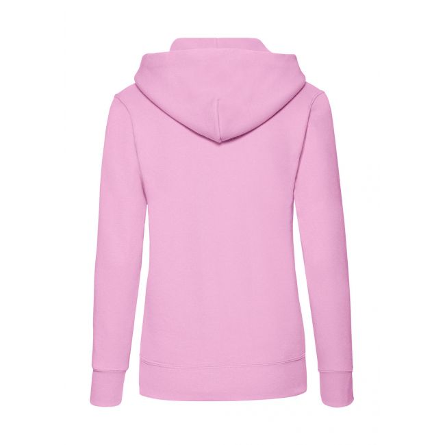 Ladies classic hooded sweat fuchsia marimea m