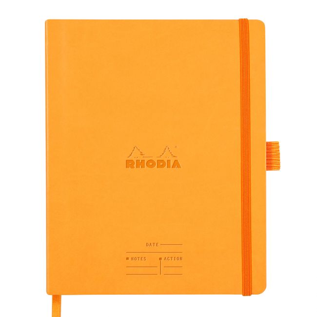 Meeting book a5+ rhodiarama, 80 file, portocaliu