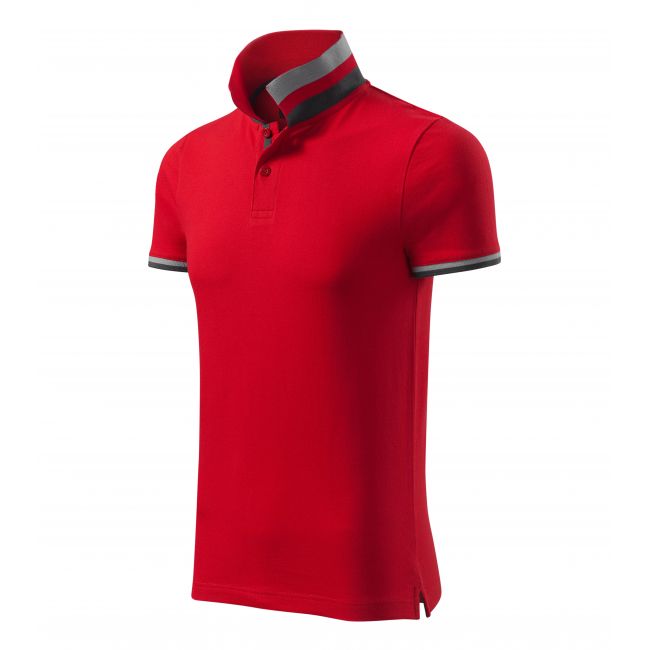 Collar Up tricou polo pentru bărbaţi formula red