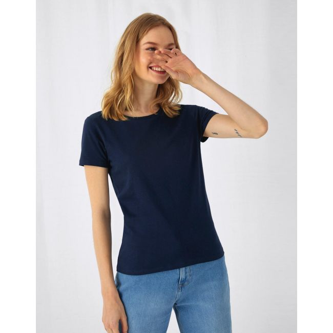 #e150 /women t-shirt navy blue marimea s