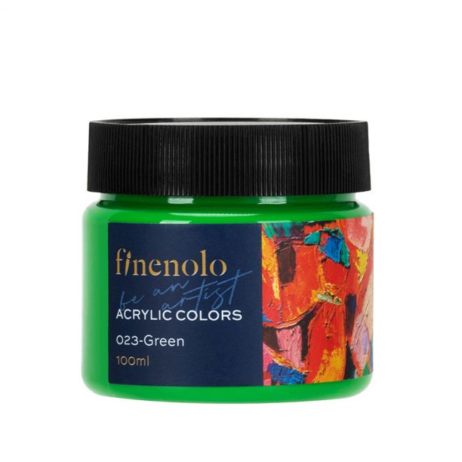Culori acrilice 100ml verde finenolo deli