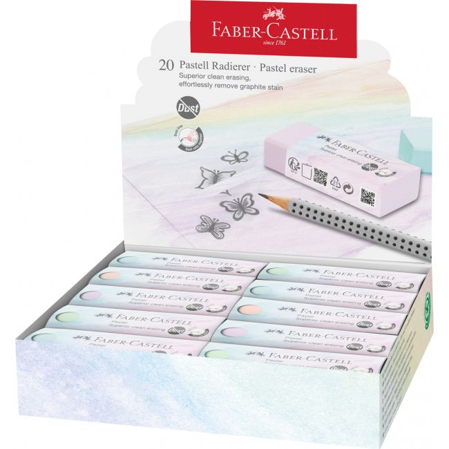 Radiera creion dust free 20 pastel faber-castell