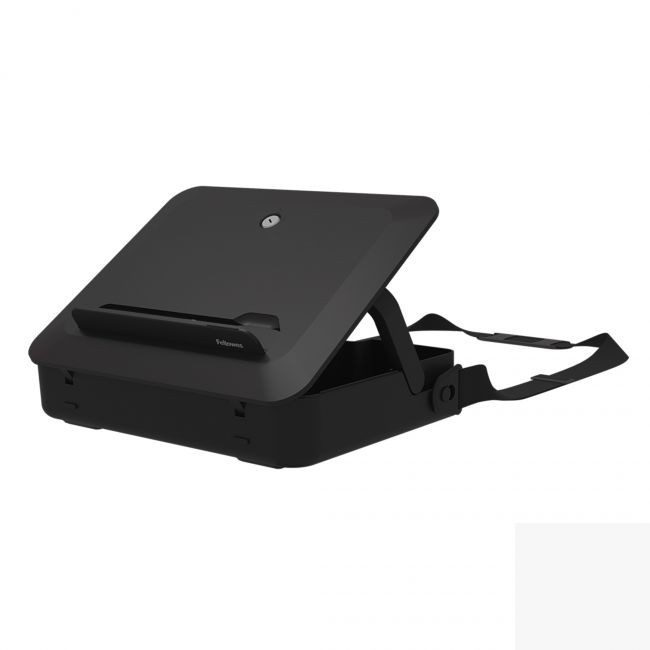 Geanta laptop cu suport ergonomic inclus negru breyta