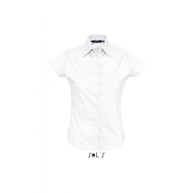 Sol's excess - short sleeve stretch women's shirt culoare white marimea 2xl