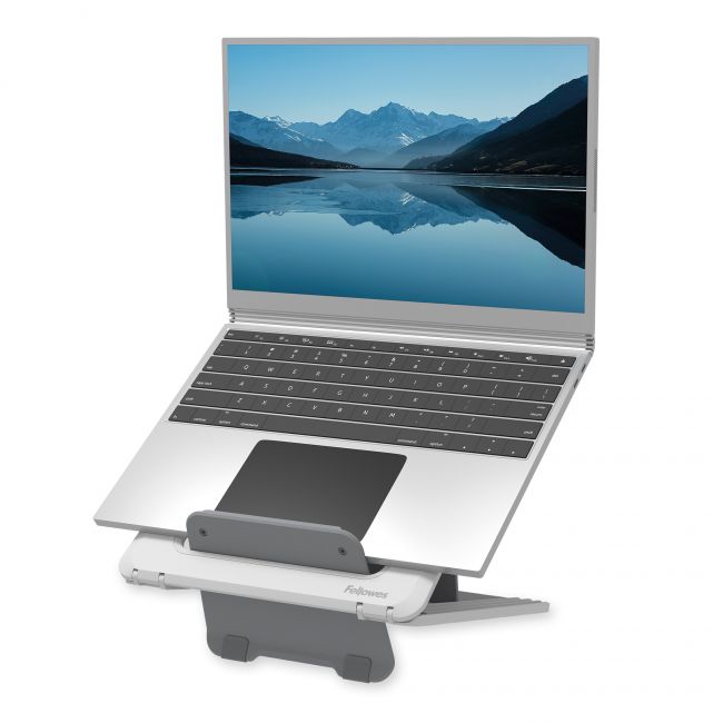 Suport ergonomic pentru laptop alb breyta
