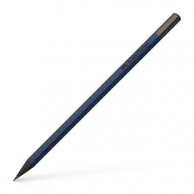 Creion grafit lemn negru urban albastru navy faber-castell