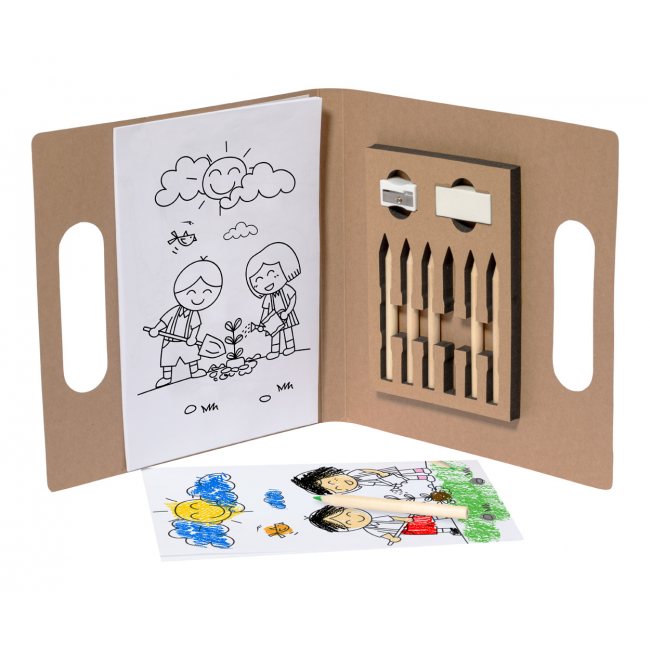 Clumber colouring set