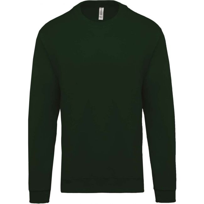 Crew neck sweatshirt culoare forest green marimea l