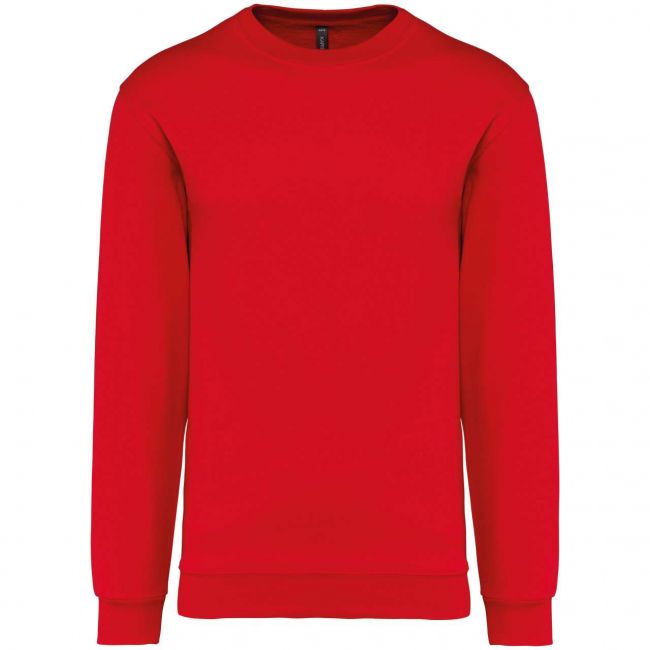 Crew neck sweatshirt culoare red marimea l
