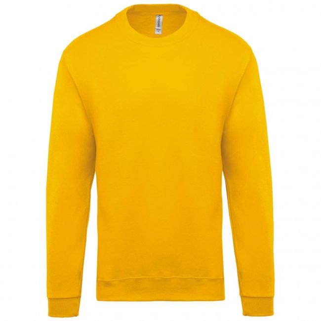 Crew neck sweatshirt culoare yellow marimea 2xl