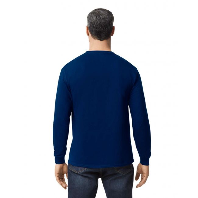 Gildan<sup>®</sup> heavy cotton™ adult long sleeve t-shirt culoare navy marimea xl