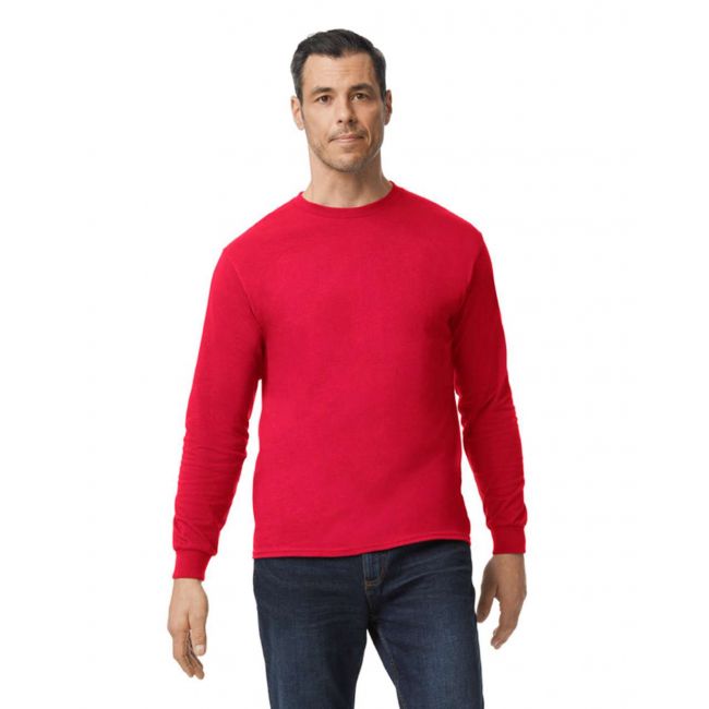 Gildan<sup>®</sup> heavy cotton™ adult long sleeve t-shirt culoare red marimea 2xl