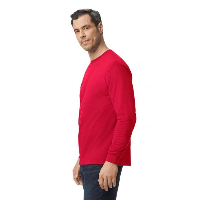 Gildan<sup>®</sup> heavy cotton™ adult long sleeve t-shirt culoare red marimea 2xl