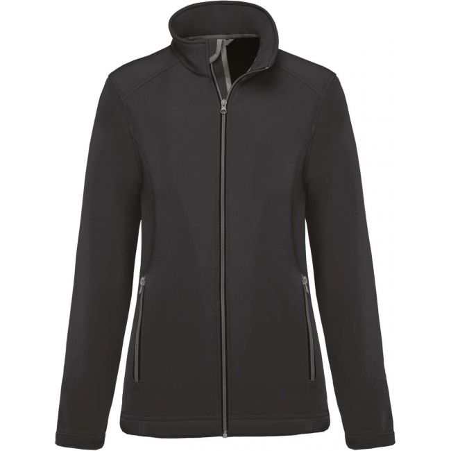 Ladies’ 2-layer softshell jacket culoare titanium marimea 2xl