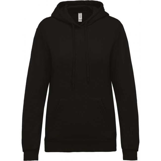 Ladies’ hooded sweatshirt culoare black marimea 2xl