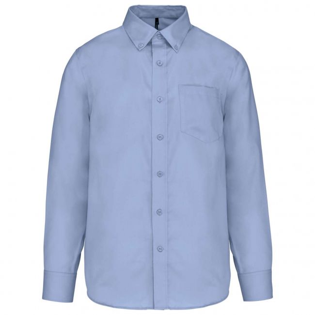 Long-sleeved non-iron shirt culoare bright sky marimea 2xl