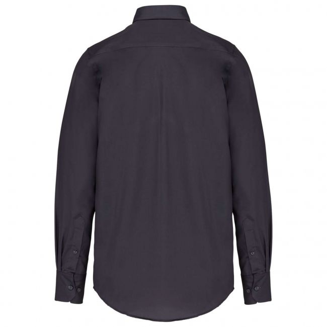 Long-sleeved non-iron shirt culoare zinc marimea l