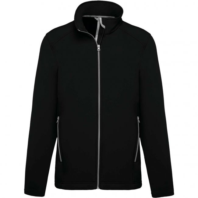 Men’s 2-layer softshell jacket culoare black marimea 2xl