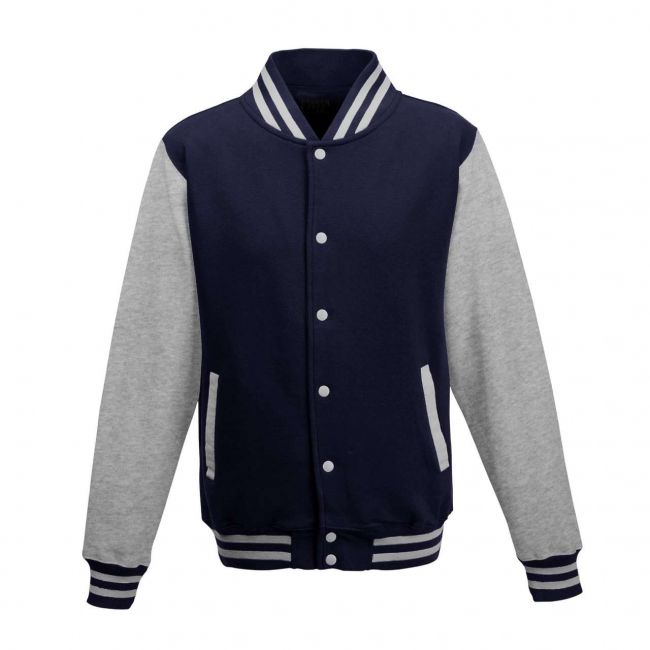 Varsity jacket culoare oxford navy/heather grey marimea l